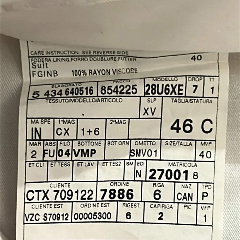 Versace Taupe Striped Trousers. Ladies - Picture 8 of 14